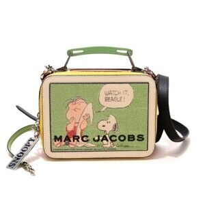 (NWT) Marc Jacobs The Box 20 Crossbody Bag x Snoopy